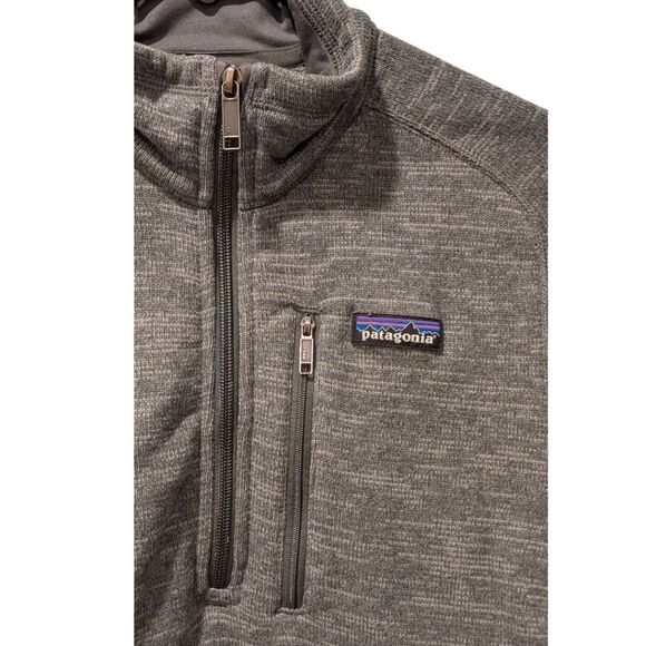 Patagonia 25522 Better Sweater 1/4 Zip Men's XS Charcoal Grey - Picture 4 of 7